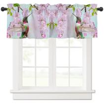 Cortina Valance YOKOU Hummingbird Pink Cherry Blossoms 60x45cm Cortina Valance YOKOU Hummingbird Pink Cherry Blossoms 60x45cm