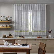 Cortina Valência Branca Limão Siciliano 2,00x1,20+0,20 - Interlar