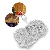 Cortina Varal Luz Led Natal Área Externa Interna Mais Linda