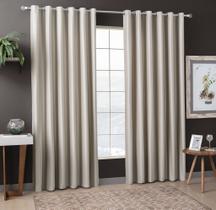 Cortina veludo sued 300x250 bege casa d oro