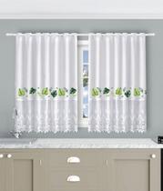 Cortina Vitória EST 1,50A X 2,60L Branco - Beija Flor Cortina Vitória EST 1,50A X 2,60L Branco - Beija Flor