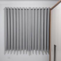 Cortina Voal Gaze De Linho Com Forro Blecaute Blackout 3,00x1,50