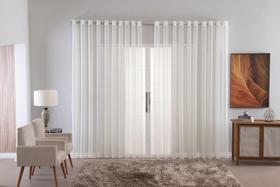 Cortina Voal Liso Delicate Quarto Sala Transparente 300X180