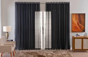 cortina voal liso delicate quarto sala transparente 500x2,80