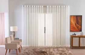 cortina voal liso delicate quarto sala transparente 500x2,80