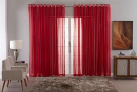 Cortina Voal Liso Delicate Quarto Sala Transparente 600X2,20