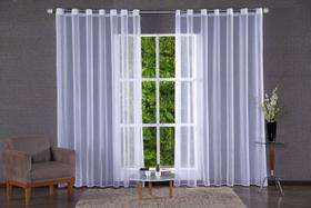 Cortina Voal Transparente Para Sala Ou Quarto 4,00 X 2,50