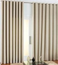 Cortina Voil de Gase Linho C/blackout 10,00largx2,30alt