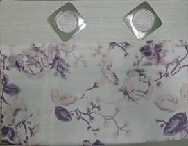 Cortina Voil Estampada 100% Poliéster Campari Textil