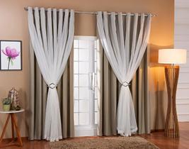 Cortina Voil Forro Blackout 6,00x2,80 - Sala e Quarto
