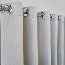 Cortina Voil Gaze De Linho Com Forro Blackout 3,00x2,50 Cortina Voil Gaze De Linho Com Forro Blackout 3,00x2,50