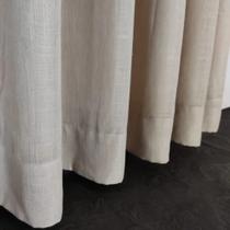 Cortina Voil Linho Com Forro Blackout 80% Sala Quarto 4,00x2,60 Luxo