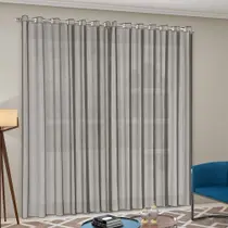 Cortina Voil Priori Sala Quarto 3,00x2,5m com Ilhós Cortina Voil Priori Sala Quarto 3,00x2,5m com Ilhós