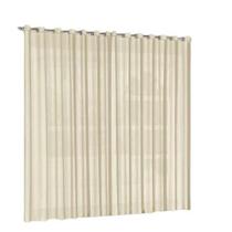 Cortina voil tecido 4,00x2,30 Para Varão Simples