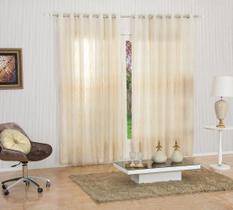 Cortina Voil Transparente sem forro 2,60 x 1,70