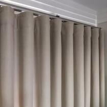 Cortina Wave Linho Com Forro 7,00x2,60 Luxo