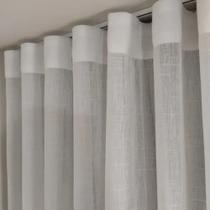 Cortina Wave Trilho Suíço Sob Medida Linho+blecaut 8,00x2,60