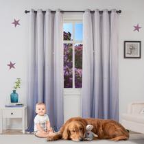 Cortina Yancorp Kids Rainbow Ombre Cinza 52x160cm 63in Cortina Yancorp Kids Rainbow Ombre Cinza 52x160cm 63in