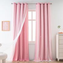 Cortina Yancorp Pink Star Hollow 132x244 cm Room Darkening Cortina Yancorp Pink Star Hollow 132x244 cm Room Darkening