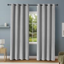 Cortinas Amazon Basics 2 painéis 132x244 cm cinza-escuro Cortinas Amazon Basics 2 painéis 132x244 cm cinza-escuro