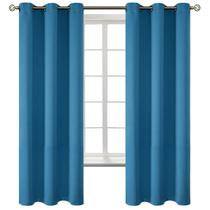 Cortinas BGment Blackout Steel Blue 107x160cm 2 painéis Cortinas BGment Blackout Steel Blue 107x160cm 2 painéis