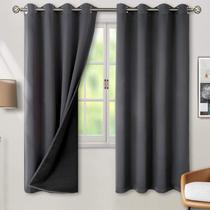 Cortinas BGment com isolamento térmico 100% Blackout 132x183cm Cortinas BGment com isolamento térmico 100% Blackout 132x183cm