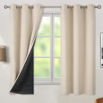 Cortinas BGment com isolamento térmico 100% Blackout 160x160cm