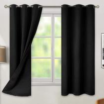 Cortinas BGment com isolamento térmico 100% blackout Bedroom