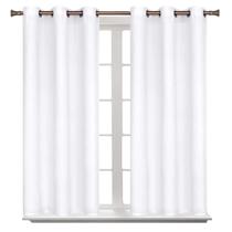 Cortinas BGment Room Darkening 138x137cm brancas 2 painéis Cortinas BGment Room Darkening 138x137cm brancas 2 painéis
