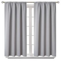 Cortinas BGment Short Room Darkening 102x102cm Cinza claro x2 Cortinas BGment Short Room Darkening 102x102cm Cinza claro x2