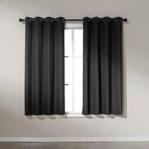 Cortinas Blackout Amazon Basics de Linho Sintético 107x160 cm