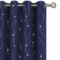 Cortinas Blackout, BGment, azul marinho, 213 cm de comprimento, conjunto de 2 painéis Cortinas Blackout, BGment, azul marinho, 213 cm de comprimento, conjunto de 2 painéis