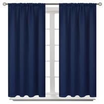 Cortinas Blackout BGment azul marinho 42x100cm 2 painéis Cortinas Blackout BGment azul marinho 42x100cm 2 painéis