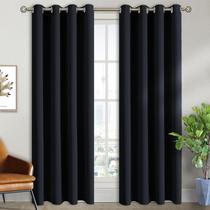 Cortinas Blackout BGment Black 213x213cm com isolamento térmico Cortinas Blackout BGment Black 213x213cm com isolamento térmico
