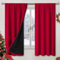 Cortinas Blackout BGment Christmas 100% isoladas termicamente Cortinas Blackout BGment Christmas 100% isoladas termicamente