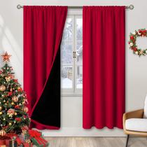 Cortinas Blackout BGment Christmas 100% isoladas termicamente Cortinas Blackout BGment Christmas 100% isoladas termicamente