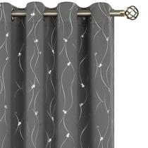 Cortinas Blackout BGment, cinza escuro, 213 x 213 cm, quarto, 2 painéis Cortinas Blackout BGment, cinza escuro, 213 x 213 cm, quarto, 2 painéis