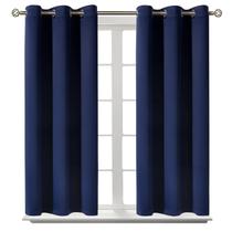 Cortinas Blackout BGment com isolamento térmico azul marinho 38x54 Cortinas Blackout BGment com isolamento térmico azul marinho 38x54