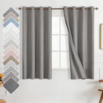 Cortinas Blackout CAINVIK Linen Texturizadas 100% Blackout 2x63cm Cortinas Blackout CAINVIK Linen Texturizadas 100% Blackout 2x63cm