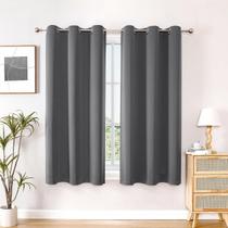Cortinas Blackout ChrisDowa 107x122cm cinza para 2 painéis de quarto Cortinas Blackout ChrisDowa 107x122cm cinza para 2 painéis de quarto