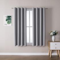 Cortinas Blackout ChrisDowa Grommet para quarto 132x114cm 2 painéis Cortinas Blackout ChrisDowa Grommet para quarto 132x114cm 2 painéis