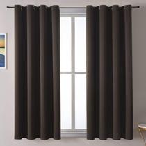 Cortinas Blackout ChrisDowa Grommet Thermal Brown 130x160cm Cortinas Blackout ChrisDowa Grommet Thermal Brown 130x160cm