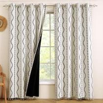 Cortinas Blackout ColorBird Southwest Linen 100% Boho 213 cm