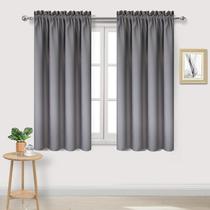 Cortinas Blackout DWCN com isolamento térmico W 96 x L 114 cm, cinza Cortinas Blackout DWCN com isolamento térmico W 96 x L 114 cm, cinza