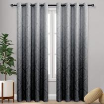 Cortinas Blackout DWCN Ombre Damask Pattern 132x213cm 2 painéis Cortinas Blackout DWCN Ombre Damask Pattern 132x213cm 2 painéis
