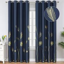 Cortinas Blackout Estelar Textiler Azul Marinho 213x213cm 2 painéis Cortinas Blackout Estelar Textiler Azul Marinho 213x213cm 2 painéis