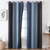 Cortinas Blackout Estelar Textiler Azul marinho/Preto 213x132cm Cortinas Blackout Estelar Textiler Azul marinho/Preto 213x132cm