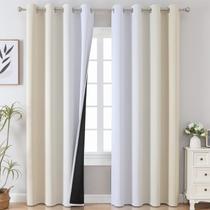 Cortinas Blackout Estelar Textiler bege/branco acinzentado 132x213cm Cortinas Blackout Estelar Textiler bege/branco acinzentado 132x213cm