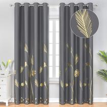 Cortinas Blackout Estelar Textiler Cinza Escuro 214x213cm 2 painéis Cortinas Blackout Estelar Textiler Cinza Escuro 214x213cm 2 painéis