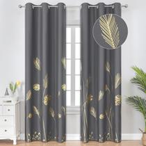 Cortinas Blackout Estelar Textiler Elegant Palm Leaf 42x240cm